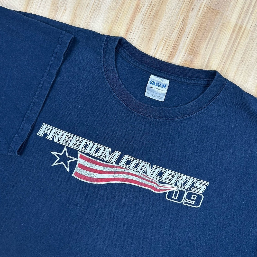 Vintage‎ 2009 Billy Ray Cyrus Band T-Shirt XL Country Music Concert Ollie Blue